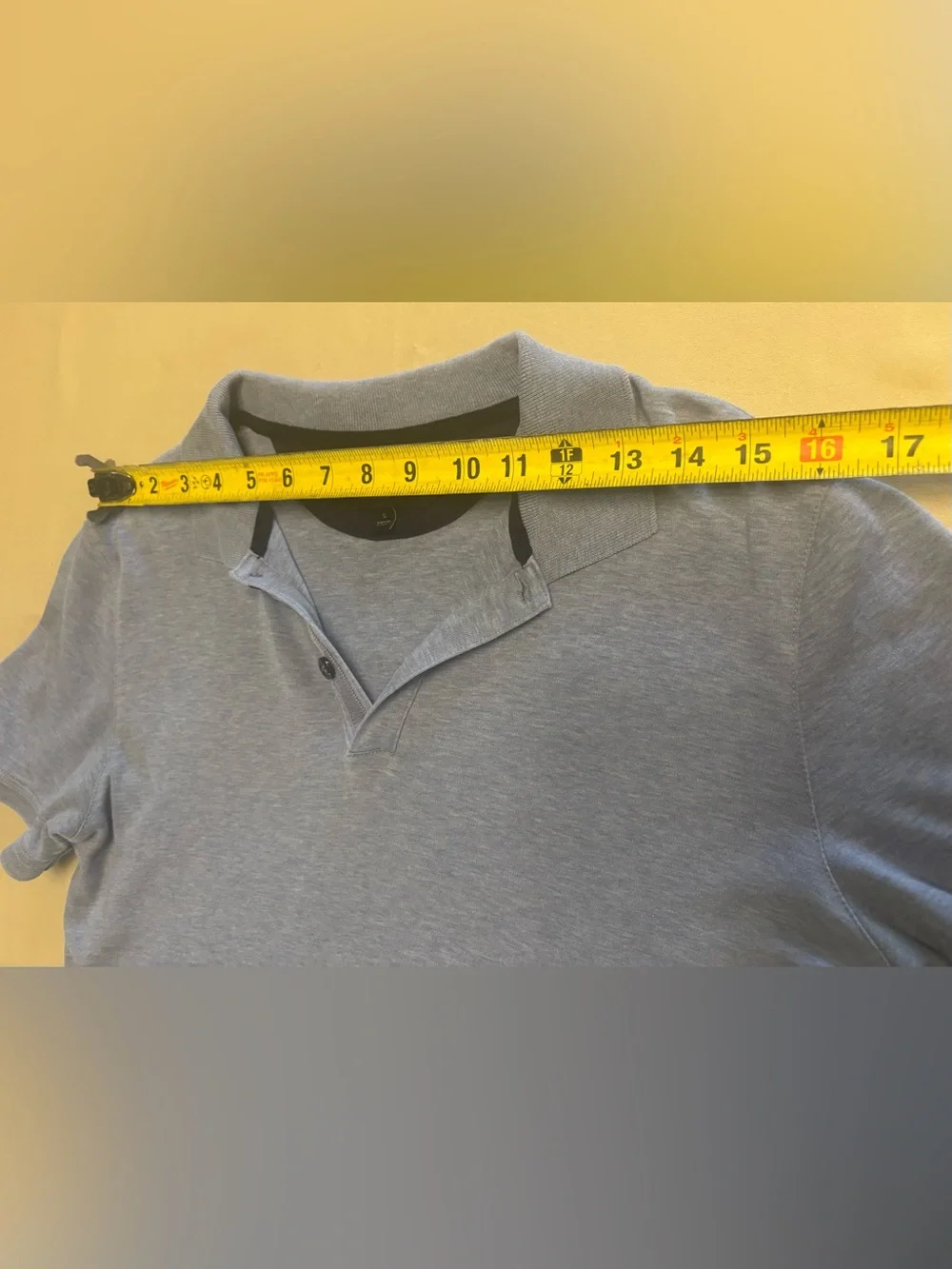Banana Republic Men's Luxury Touch Performance Polo Shirt Light Blue Sz Small